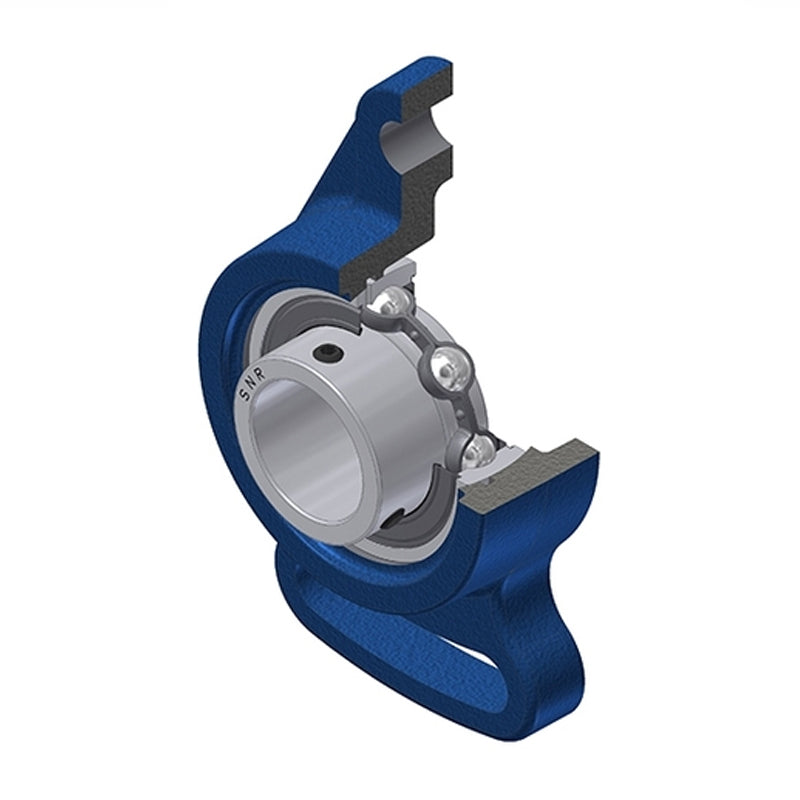 SNR USFA212 Metric Cast Iron Adjustable Flange Unit with 60mm Insert - Allow 2-3 Days