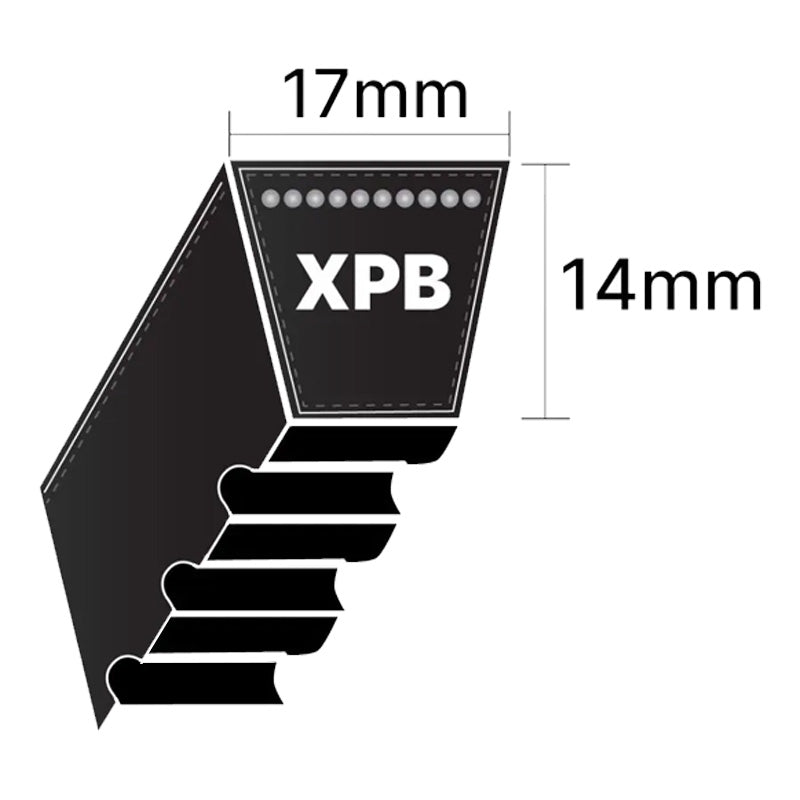 Major Brand XPB2500 SPBX-Section Cogged V-Belt