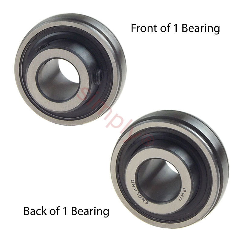 RHP 1020-3/4GHLT Spherical Outer Full Width Bearing Insert 3/4 inch Bore 47mm Outside Diameter High to Low Temperature