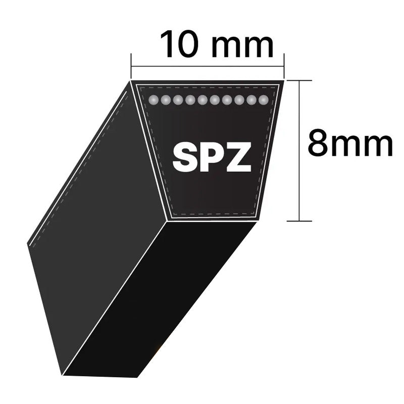SPZ1362 Gates Delta Narrow SPZ-Section V-Belt (Uniset Match)