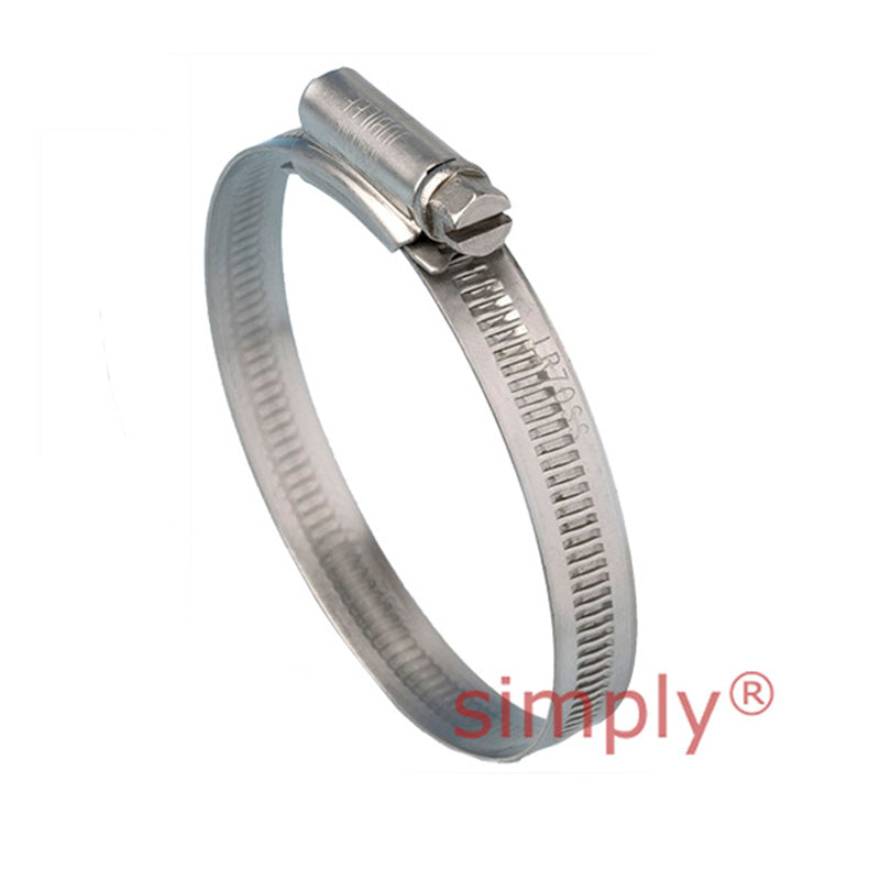 LR130SS Light Range 304 Stainless Steel Jubilee Clip Adjustment Range 110mm-130mm Band Width 9.9mm