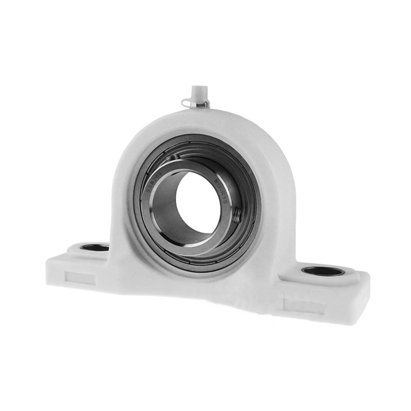SSBPAPL205 Metric Thermo Plastic Threaded Base Small Footprint Pillow / Plummer Block Housing with 25mm Bore Stainless Insert