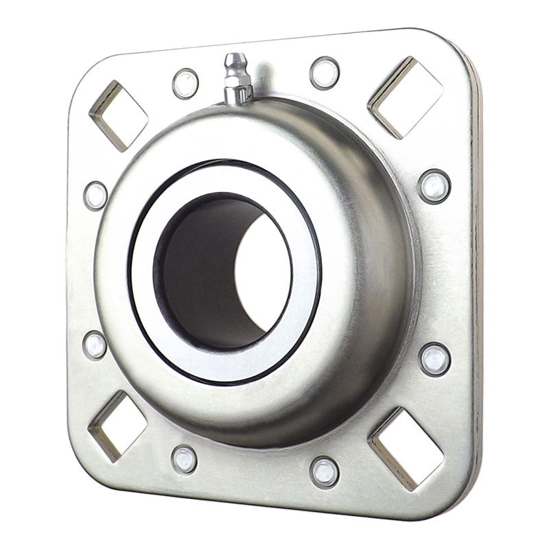 PEER ST491B Seedbed Finisher Round Bore Relubricatable Flanged Disc with Bolt Slots 1.535x5x1.6845 inch