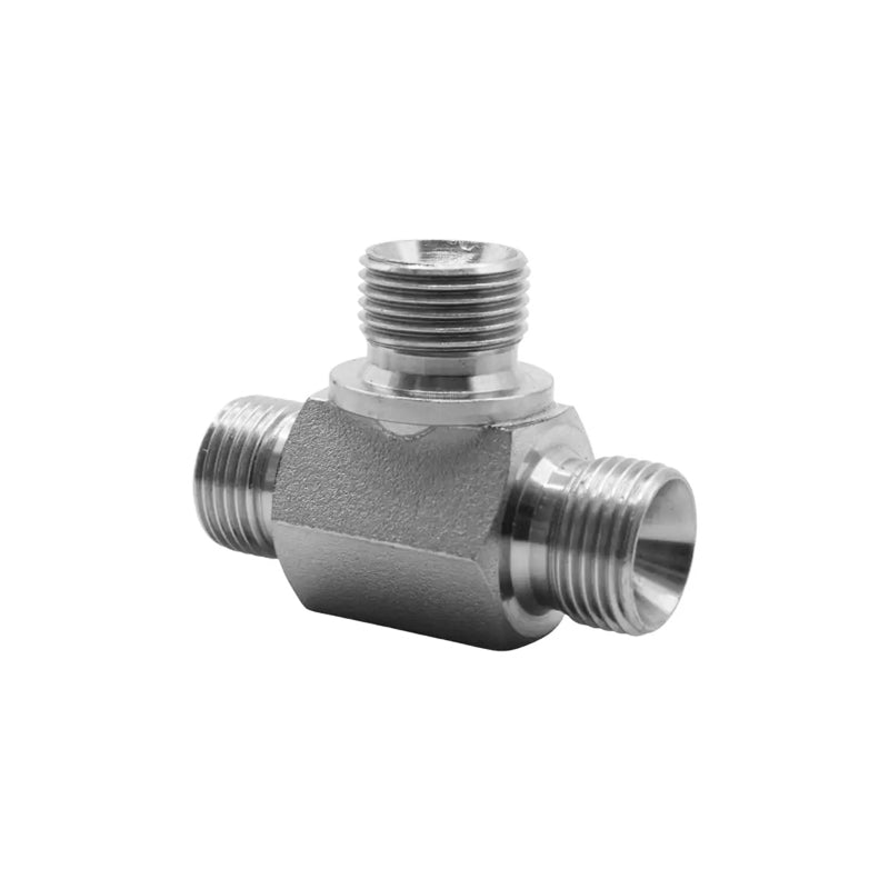FLEXEQUIP 3/8 inch BSP Male Tee Piece Hydraulic Adaptor - Allow 2-3 Days