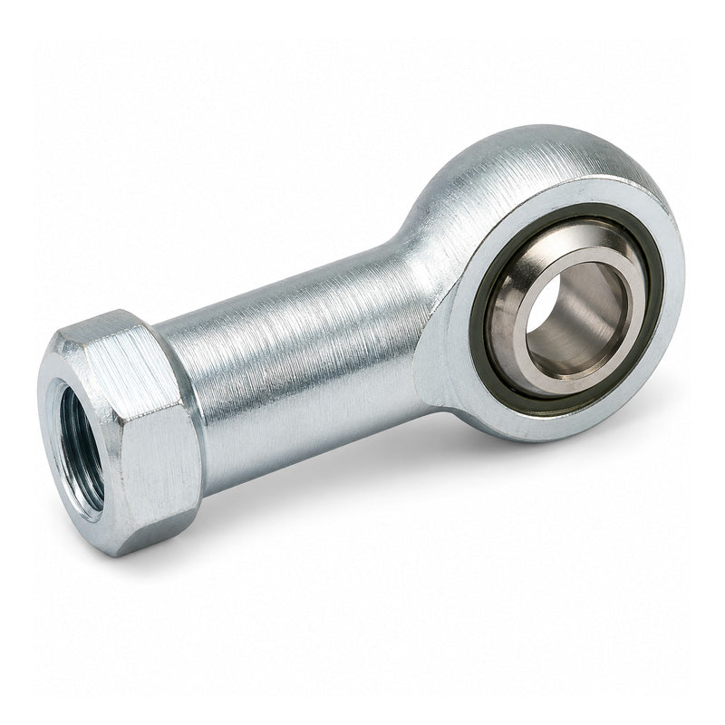 ISB TSF10BB-E Right Hand Maintenance Required Steel/Steel Plain Female Rod End M10 Thread