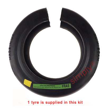 Major Brand F100H/F100B Outer Facing Taper Bore/Pilot Bored Tyre Drive Coupling Assembly with Fire Resistant Antistatic (F.R.A.S) Tyre