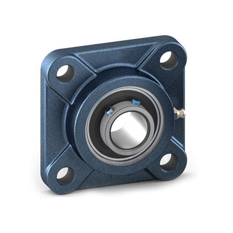 Challenge / FK UCF207-20 Imperial Cast Iron Four Bolt Square Flange Housing with 1-1/4 inch Bore Insert and Triple Lip Seal Ideal for Agricultural and Outdoor Use