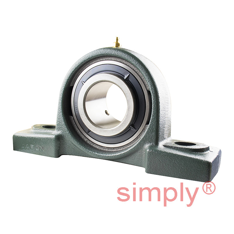 NTN UCPX12D1 Metric Cast Iron Two Bolt Pillow / Plummer Block Housing with 60mm Bore Insert