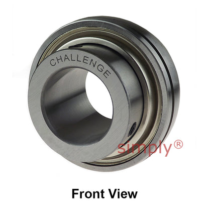 Challenge UCX05-16 Imperial Insert with Grub Screws with 1 inch Bore 62mm Outside Dia and Triple Lip Seal Ideal for Agricultural and Outdoor Use