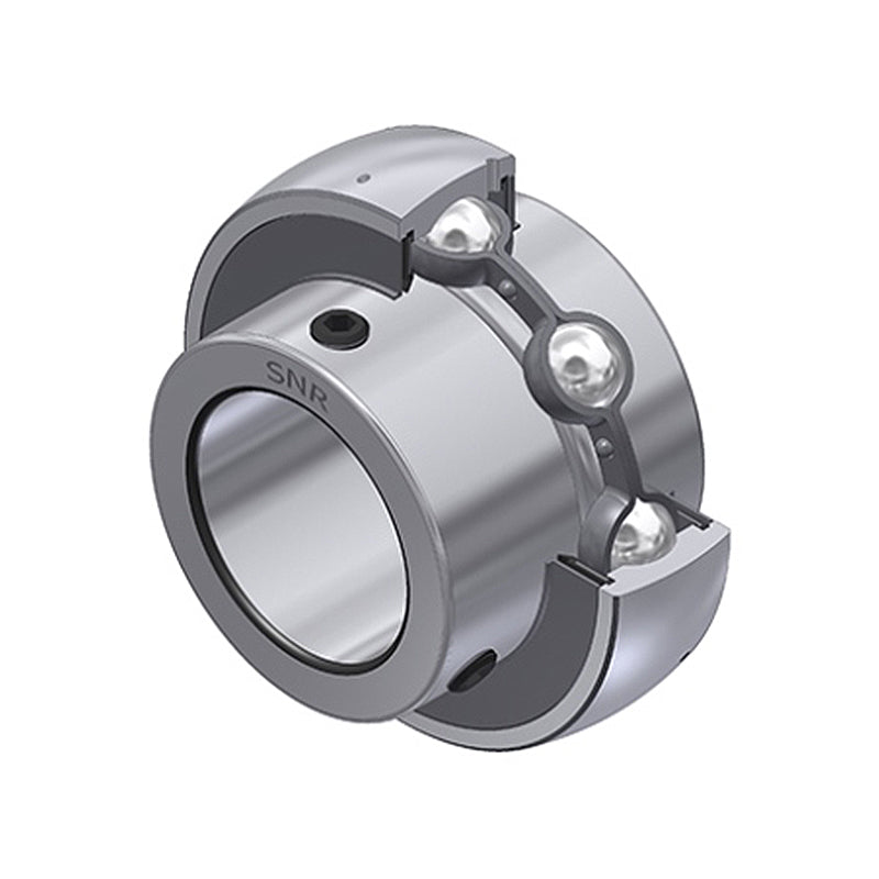 SNR UCX09G2 Metric Full Width Spherical Outer Bearing Insert 45mm Bore 90mm Outside Diameter with Grub Screws - Allow 2-3 Days