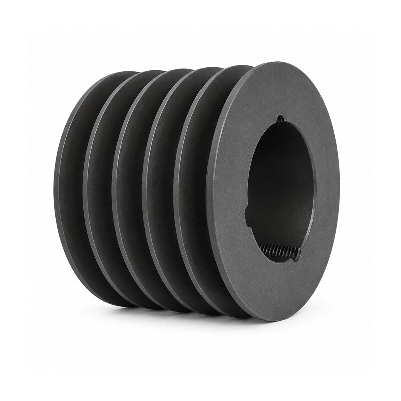 PowerDrive 100X5SPZ 100mm Pitch Diameter SPZ Section Tapered Locking Bush Type Pulley with 5 Grooves (Bush not Incl.) - Allow 2-3 Days