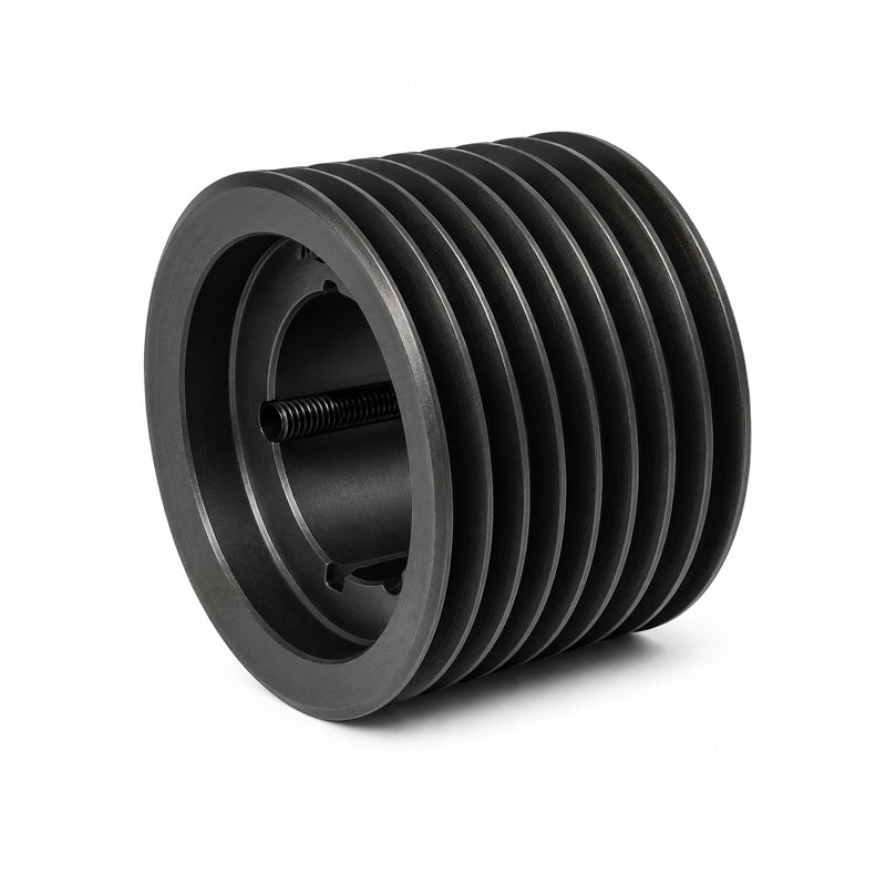 280X8SPC 280mm Pitch Diameter SPC Section Tapered Locking Bush Type Pulley with 8 Grooves (Bush not Incl.)