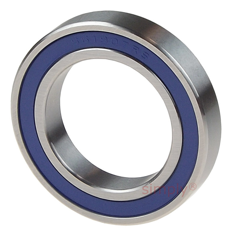 W619072RS Budget Rubber Sealed Thin Section Stainless Steel Deep Groove Ball Bearing 35x55x10mm
