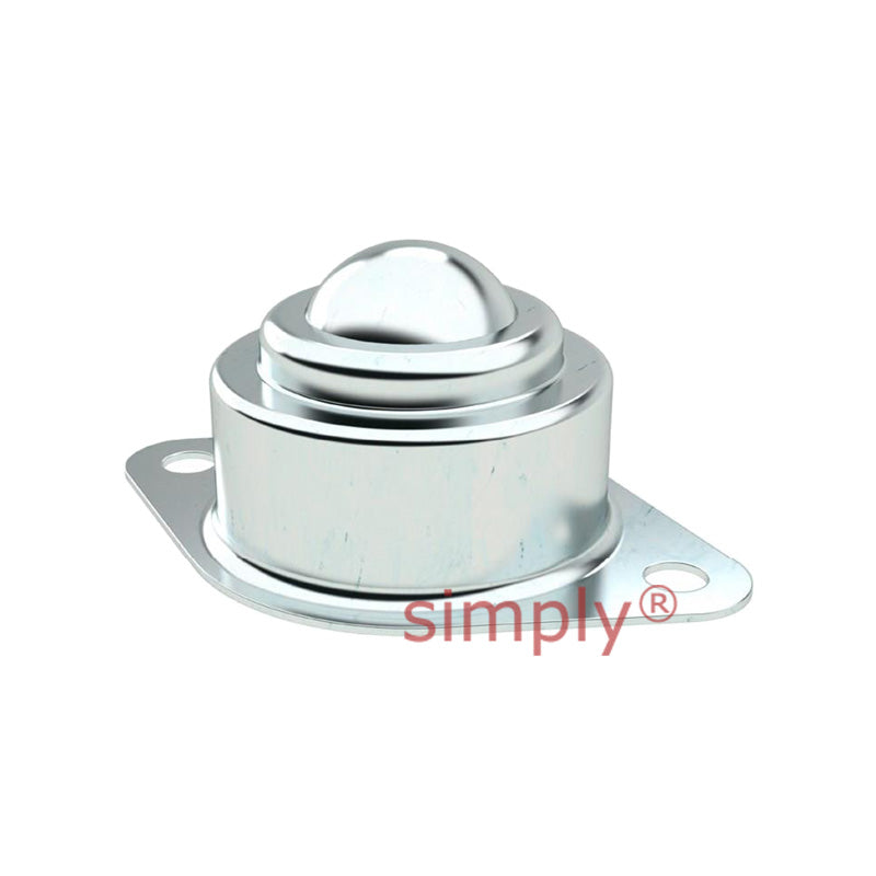 High-Performance 2 Bolt Surface Mount Ball Transfer Unit with 25.4mm Steel Ball - Allow 2-3 Days