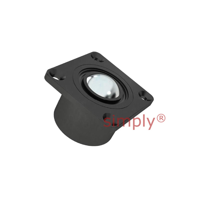 High-Performance High Capacity 4 Bolt Top Mounted Square Ball Transfer Unit with 25.4mm Steel Ball - Load Capacity 182kg - Allow 2-3 Days