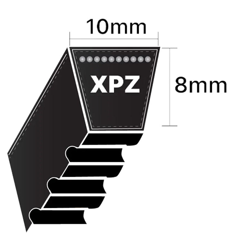 XPZ1337 Premier Quality XPZ-Section Cogged V-Belt